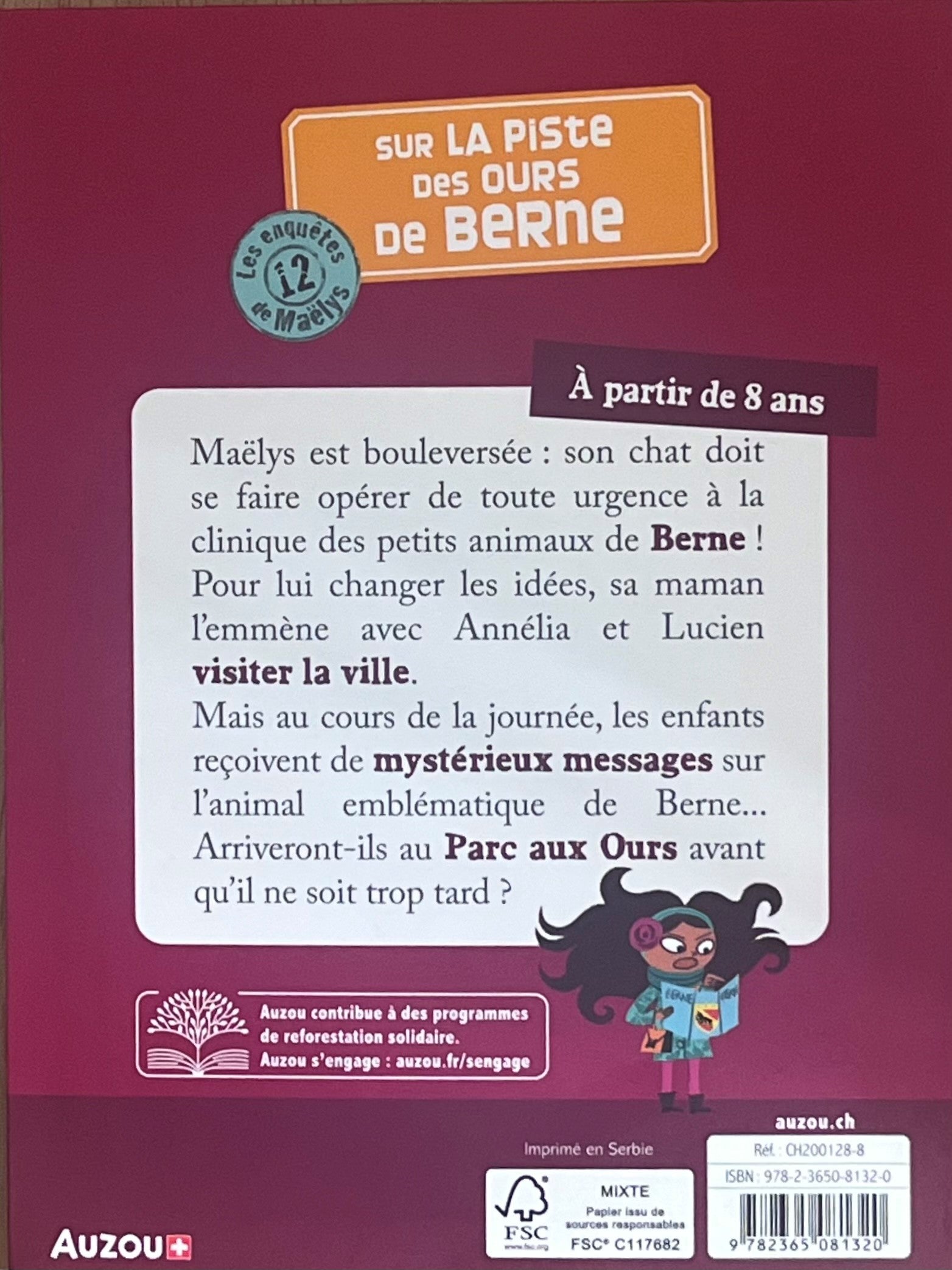Les enquêtes de Maëlys - T12: Sur la piste des ours de Berne - Dès 8 ans Livres OLF