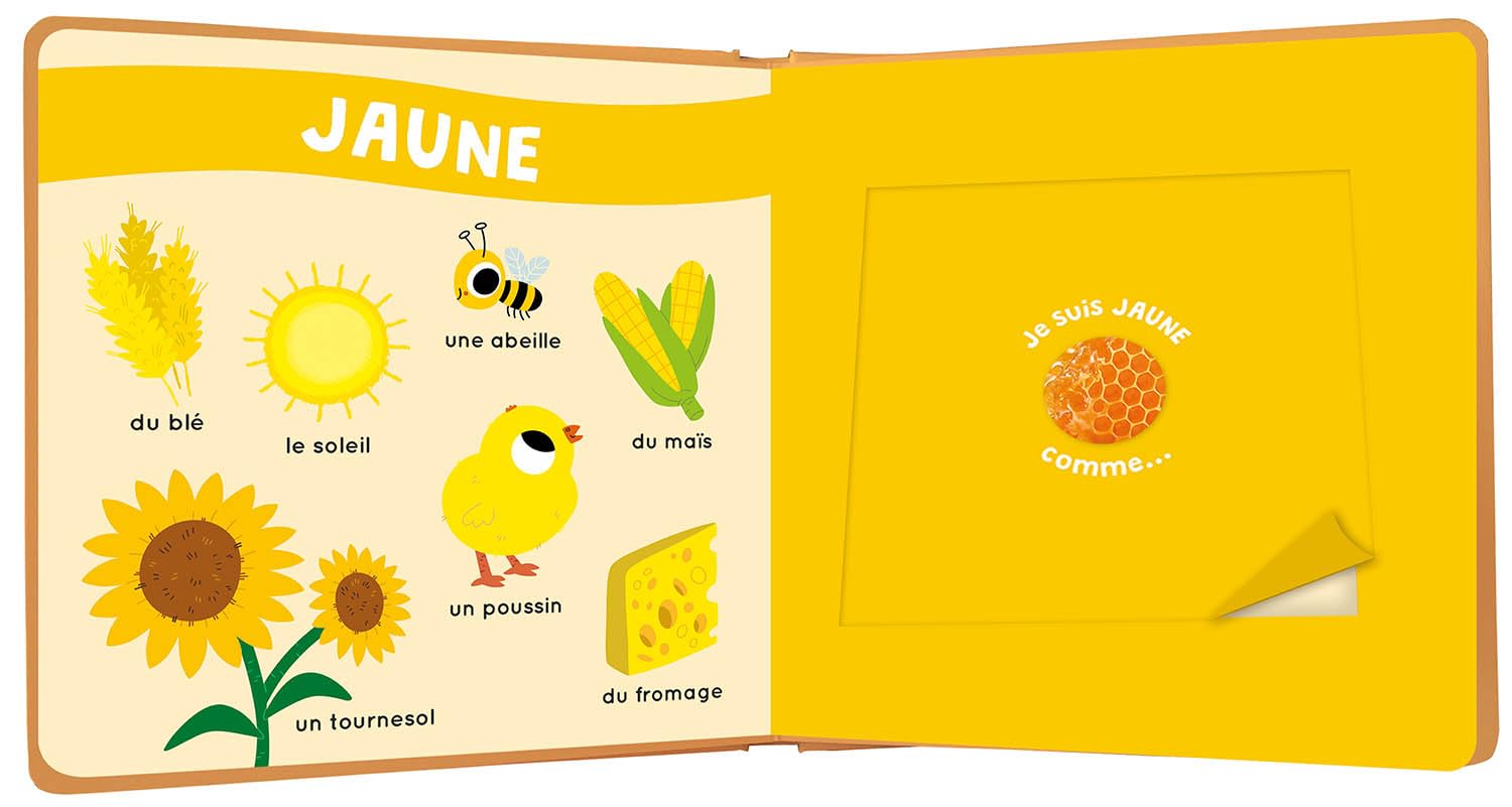Mon livre des odeurs et des couleurs - la ferme Livres OLF