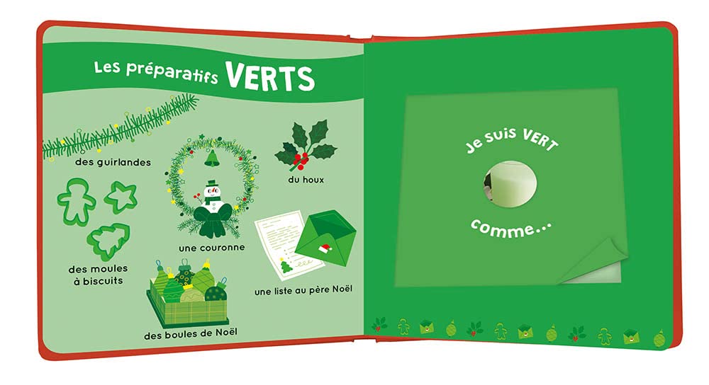 Mon livre des odeurs et des couleurs : Joyeux Noël ! Livres OLF