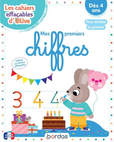 Cahier de jeux - Je découvre les chiffres - Cahier effaçable - 4 ans Cahiers de jeux La family shop