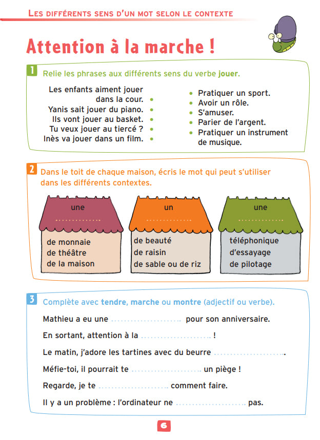Cahier de jeux: orthographe et vocabulaire - 8 - 9 ans - 5 et 6P Appuis scolaires,Cahiers de jeux OLF