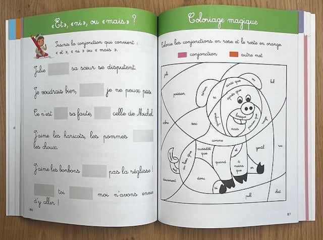 Mon grand cahier Montessori de grammaire: dès 6 ans Montessori & Steiner OLF - Larousse (1.- de +)