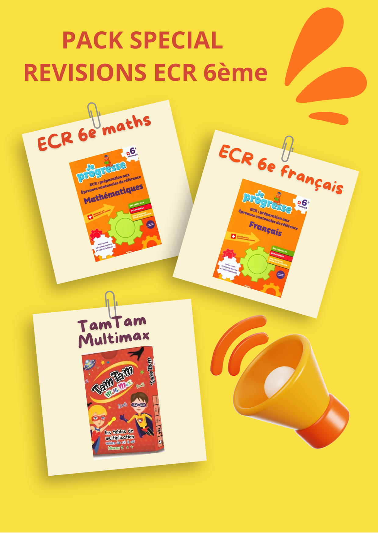 ECR 6ème harmos - Pack Spécial Révisions ECR