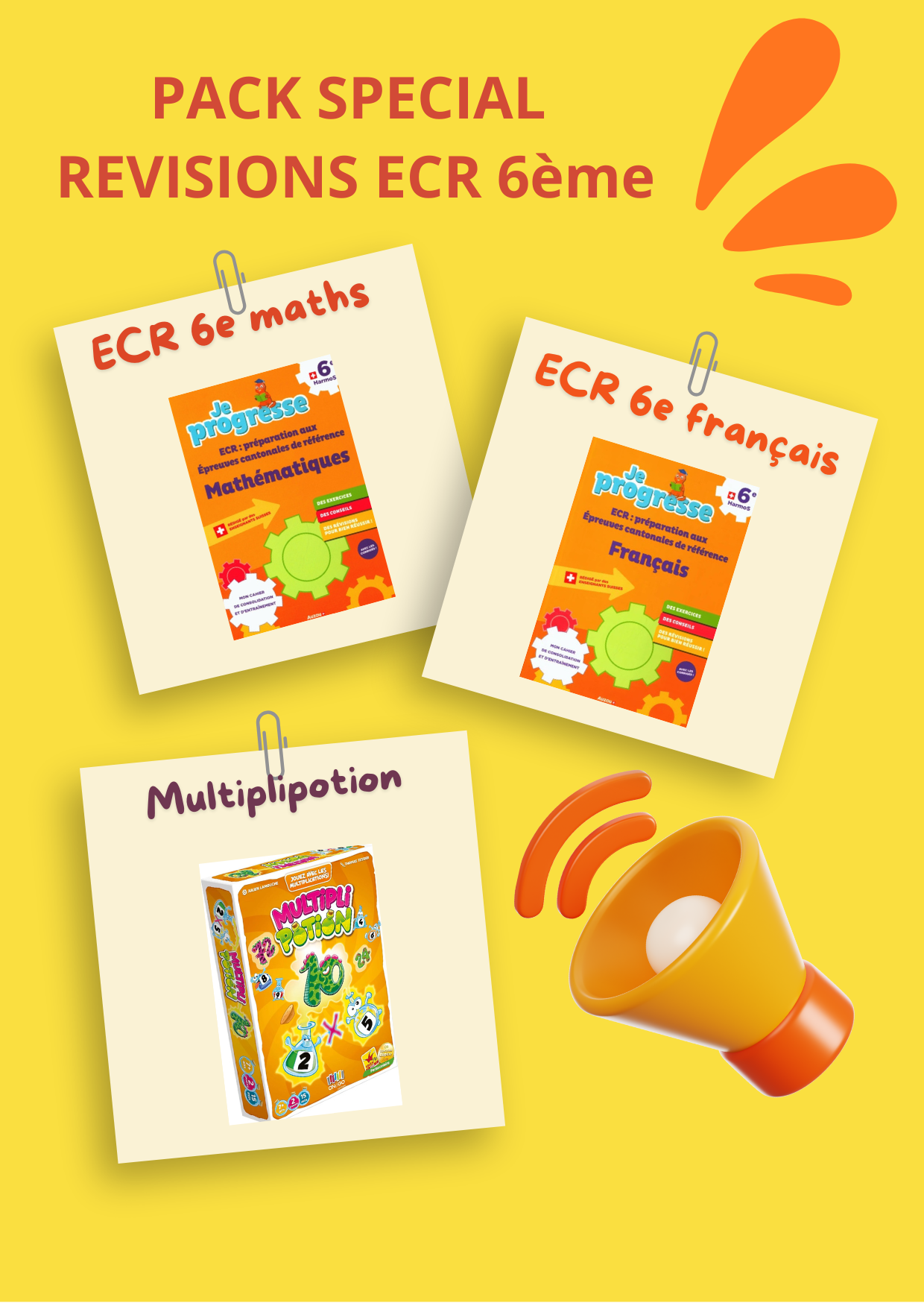 ECR 6ème harmos - Pack Spécial Révisions ECR