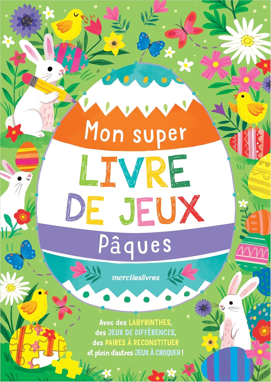 Mon super livre de jeux - Pâques Cahiers de jeux Dilisco - OLF