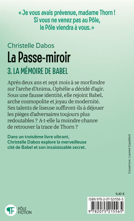 La passe-miroir T3: la mémoire de Babel Livres OLF - 35% + 1.-