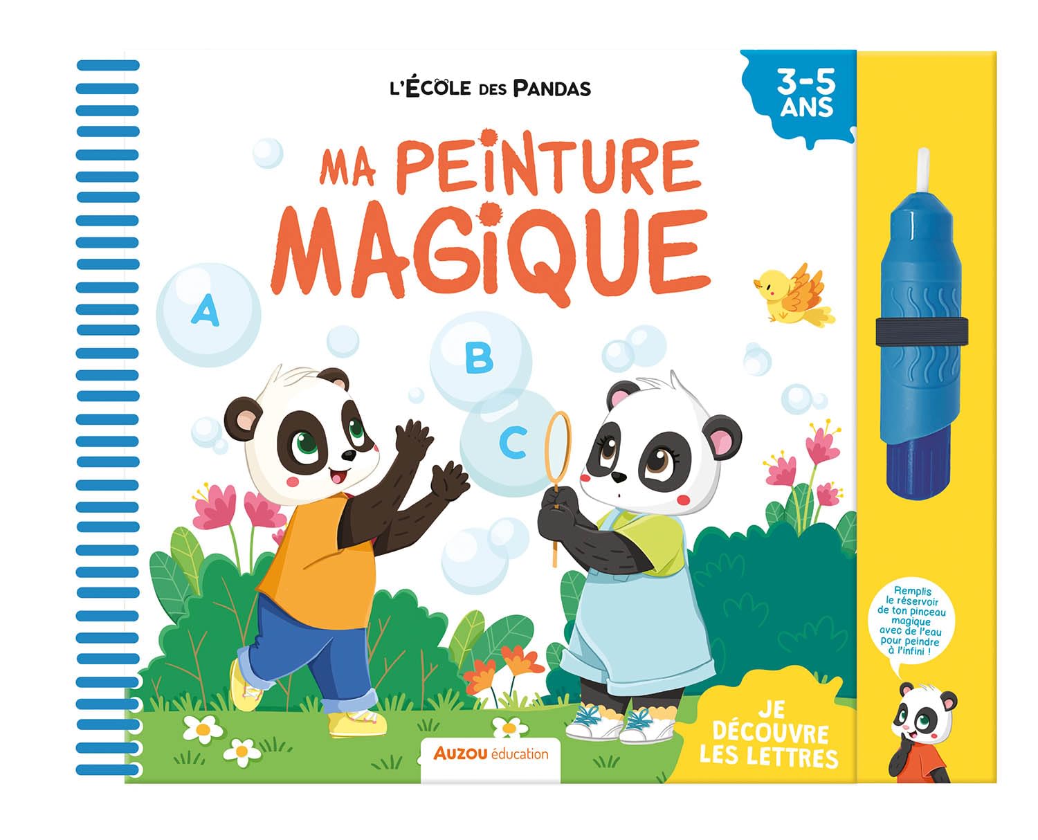 Ma peinture magique - Je découvre les lettres - L'école des Pandas Appuis scolaires, Cahiers de jeux OLF