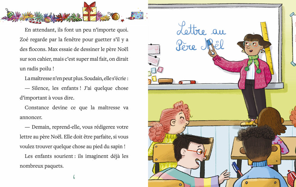 Le Père Noël à l'école - Mon roman de l'Avent Livres OLF