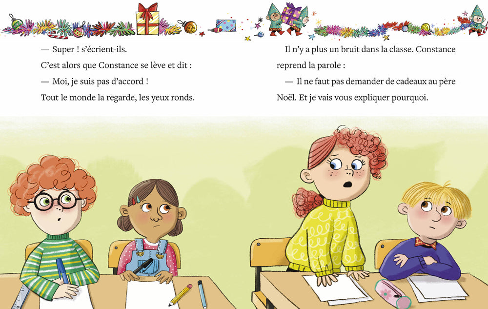 Le Père Noël à l'école - Mon roman de l'Avent Livres OLF
