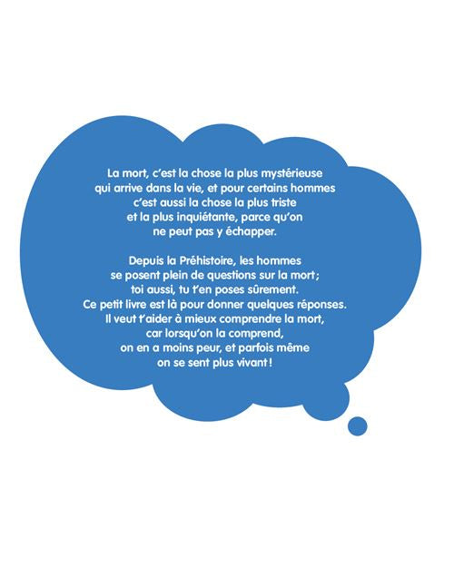 Petit livre pour parler de la mort et de la vie aux enfants Livres La family shop