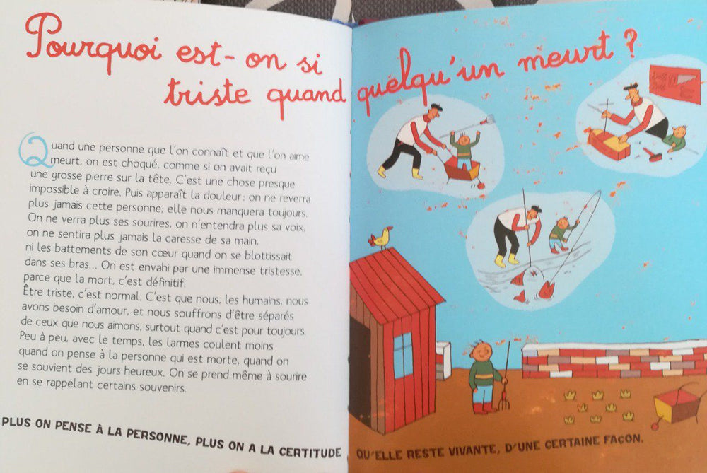Petit livre pour parler de la mort et de la vie aux enfants Livres La family shop