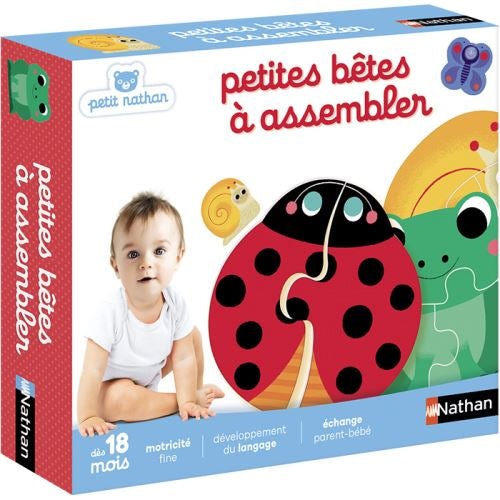 Puzzle à assembler - Puzzle petites bêtes - Dès 18 mois Jeux & loisirs créatifs swissgames