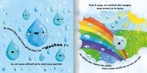 La petite goutte de pluie - Livre enfant sur l'eau et le cycle de l'eau Livres OLF