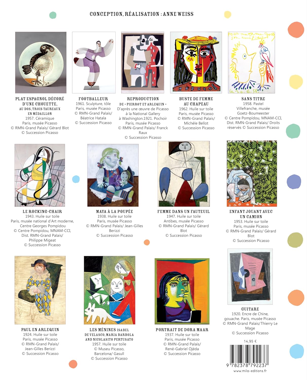 L'art à colorier - Picasso Cahiers de jeux Dilisco - OLF
