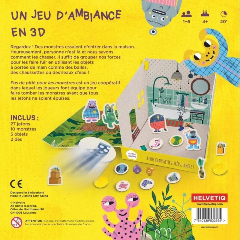 Pas de pitié pour les monstres ! Jeu coopératif - Dès 4 ans Jeux & loisirs créatifs OLF