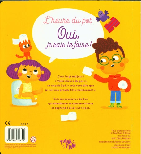 L'heure du pot avec Zoé ! Livres OLF - 2023