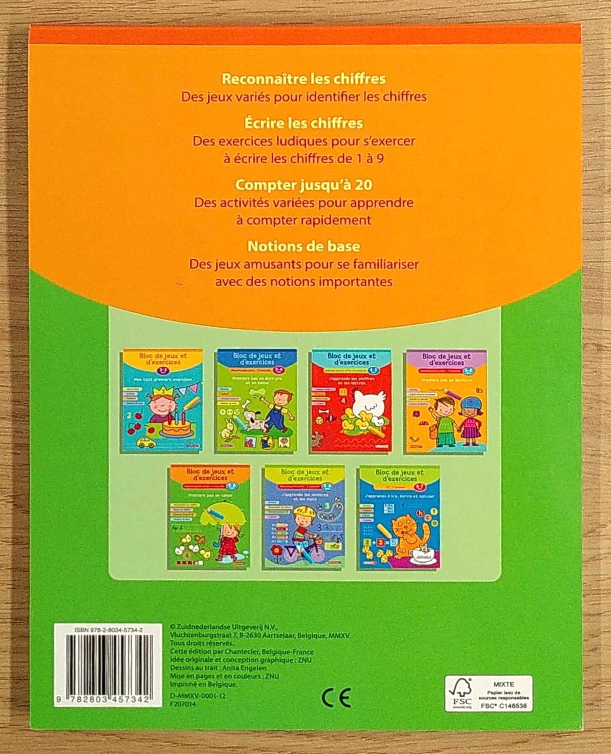 Premiers pas en calcul (5-6 ans) Cahiers de jeux OLF