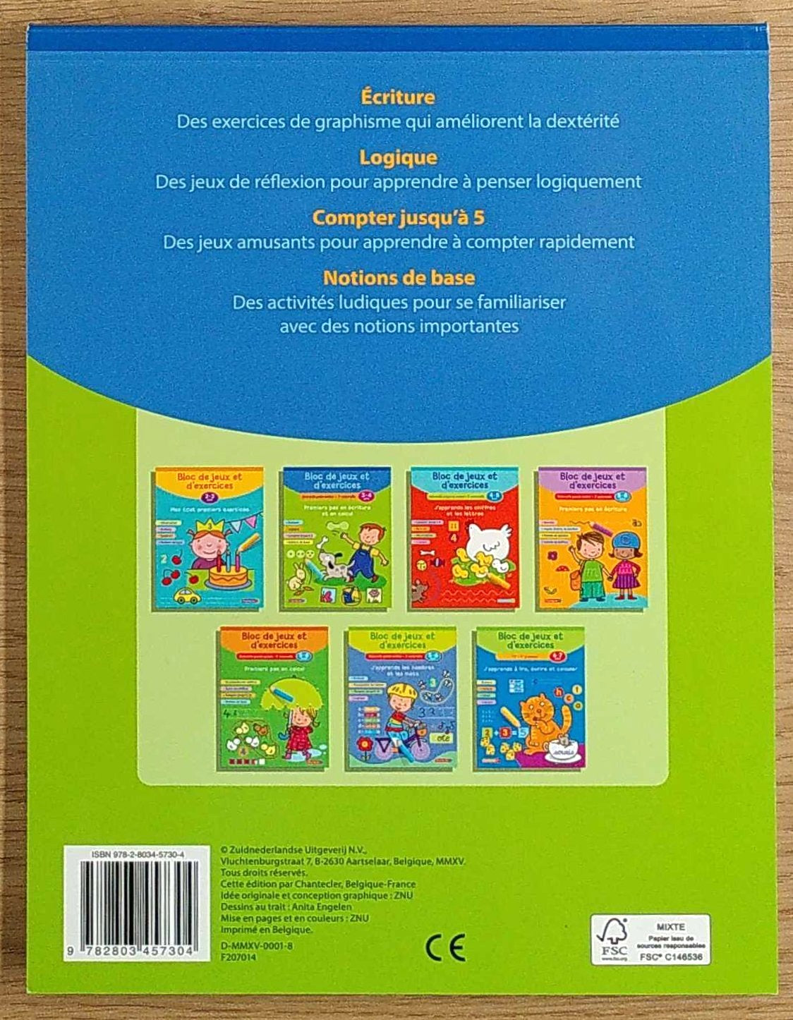 Premiers pas en écriture et en calcul - 3 et 4 ans Cahiers de jeux La family shop