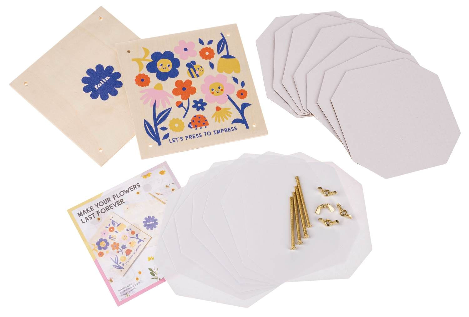 Presse à fleurs en bois Jeux & loisirs créatifs OLF