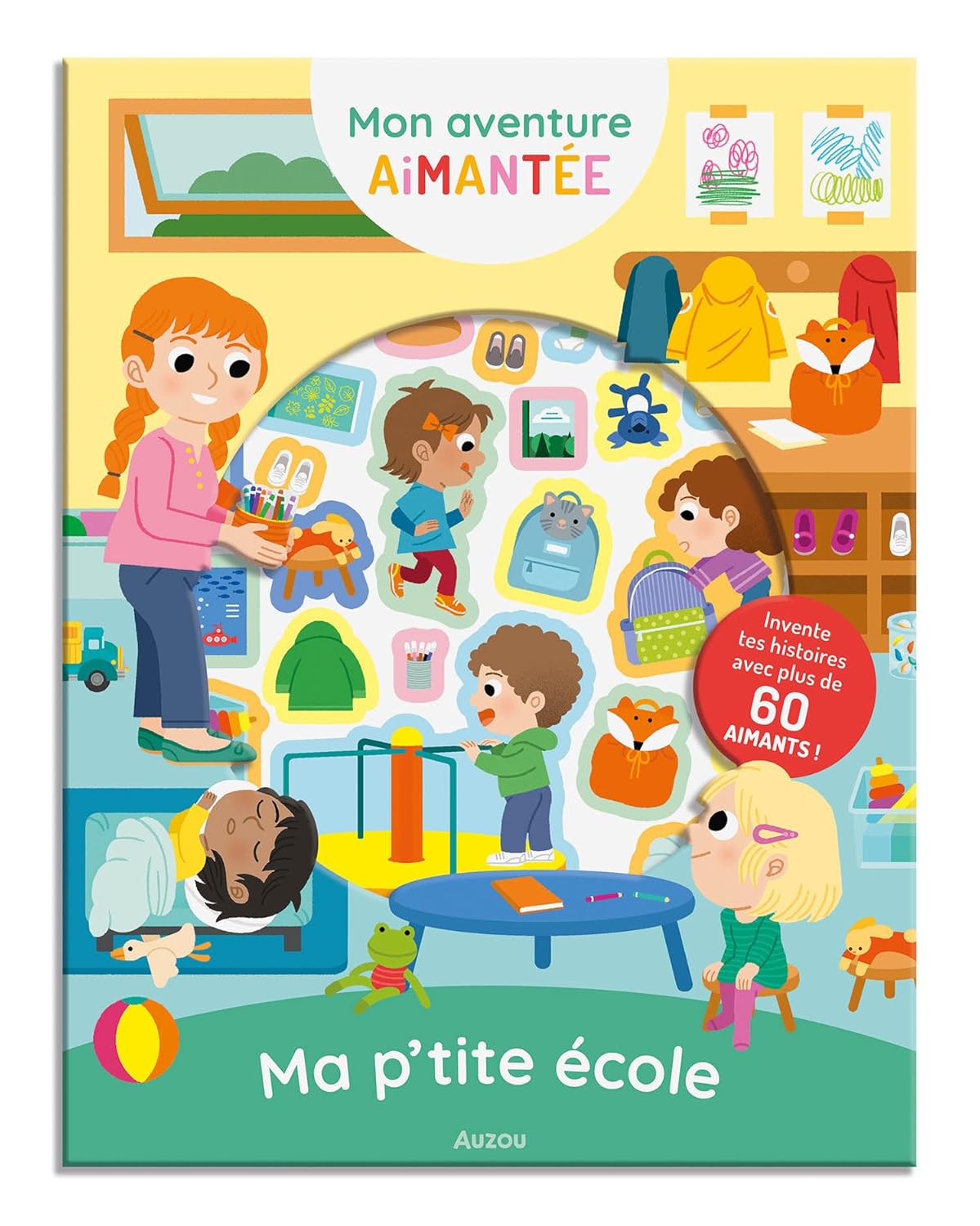 Ma p'tite école - Invente tes histoires avec plus de 60 aimants Cahiers de jeux OLF