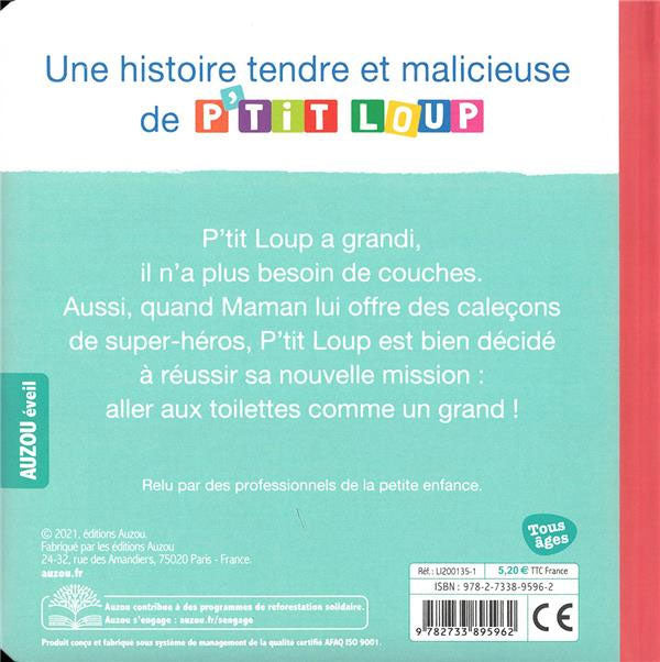 P'tit Loup ne met plus de couches Livres OLF