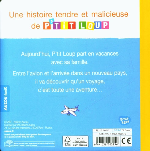 P'tit Loup part en voyage Livres OLF