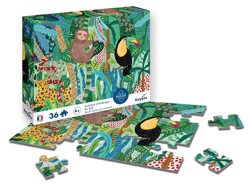 Les animaux d'Amérique du Sud- Enfant dès 4 ans - 36 pièces