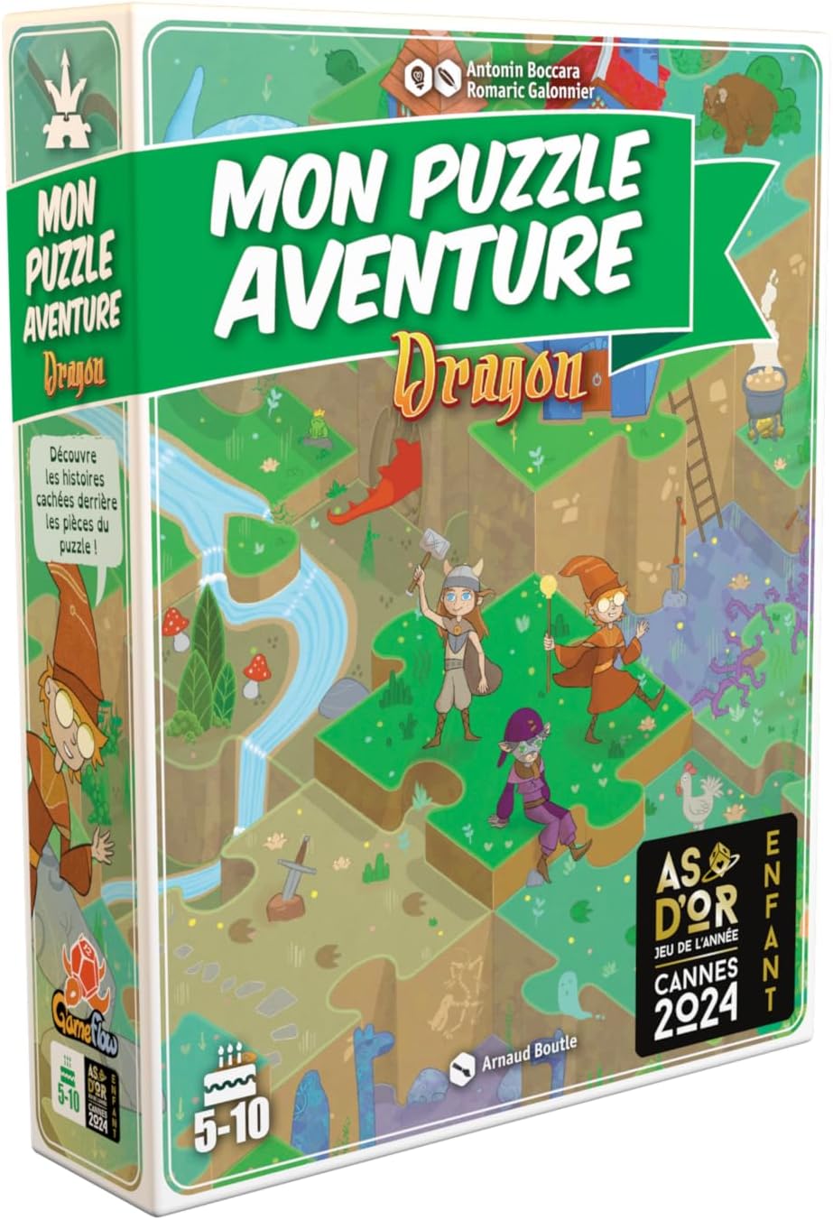 Mon Puzzle Aventure - Dragon Jeux & loisirs créatifs Swissgames