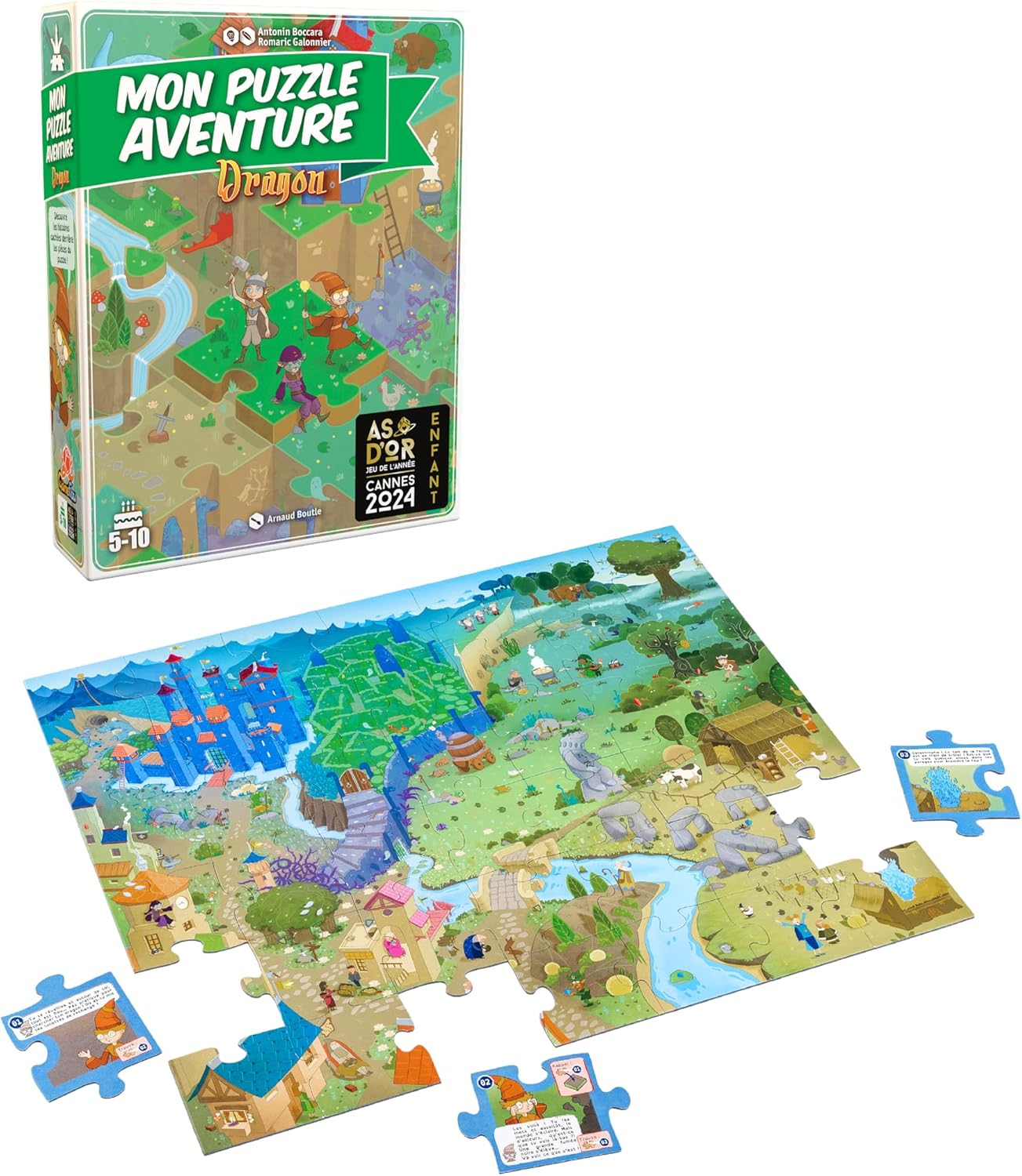 Mon Puzzle Aventure - Dragon Jeux & loisirs créatifs Swissgames