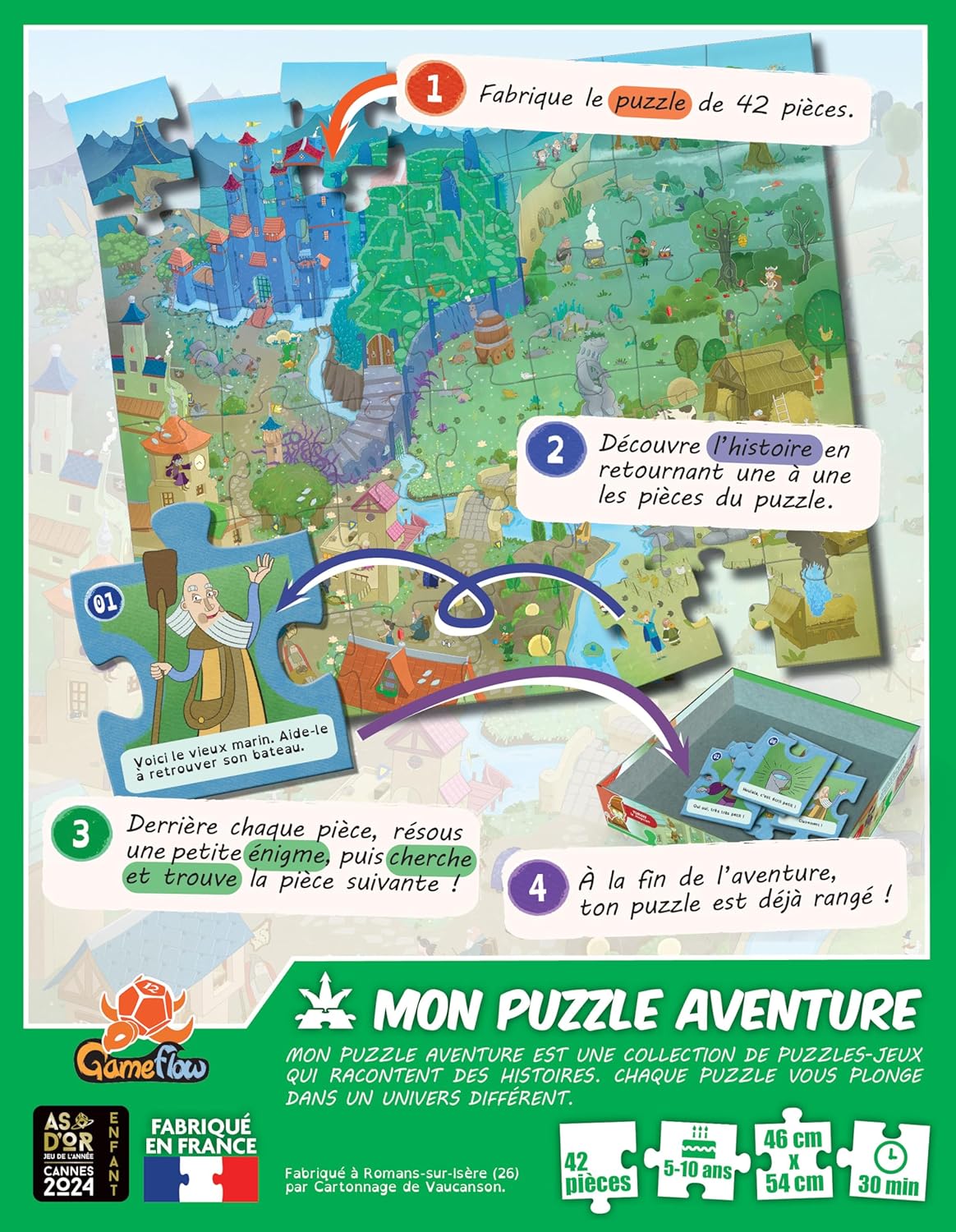 Mon Puzzle Aventure - Dragon Jeux & loisirs créatifs Swissgames