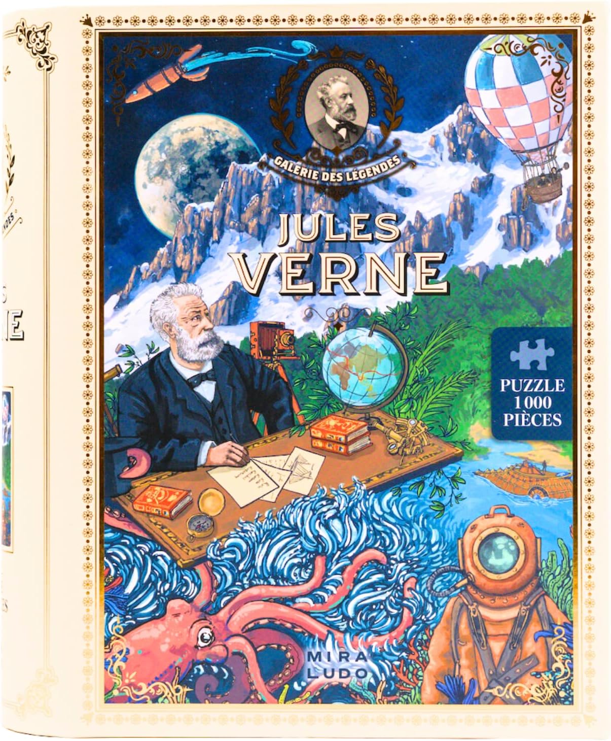 Puzzle 1000 Pièces Adulte - Jules Verne Jeux & loisirs créatifs OLF