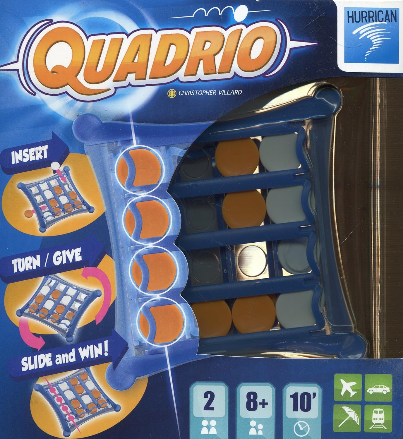 Quadrio - puissance 4 en 3D Jeux & loisirs créatifs Swissgames