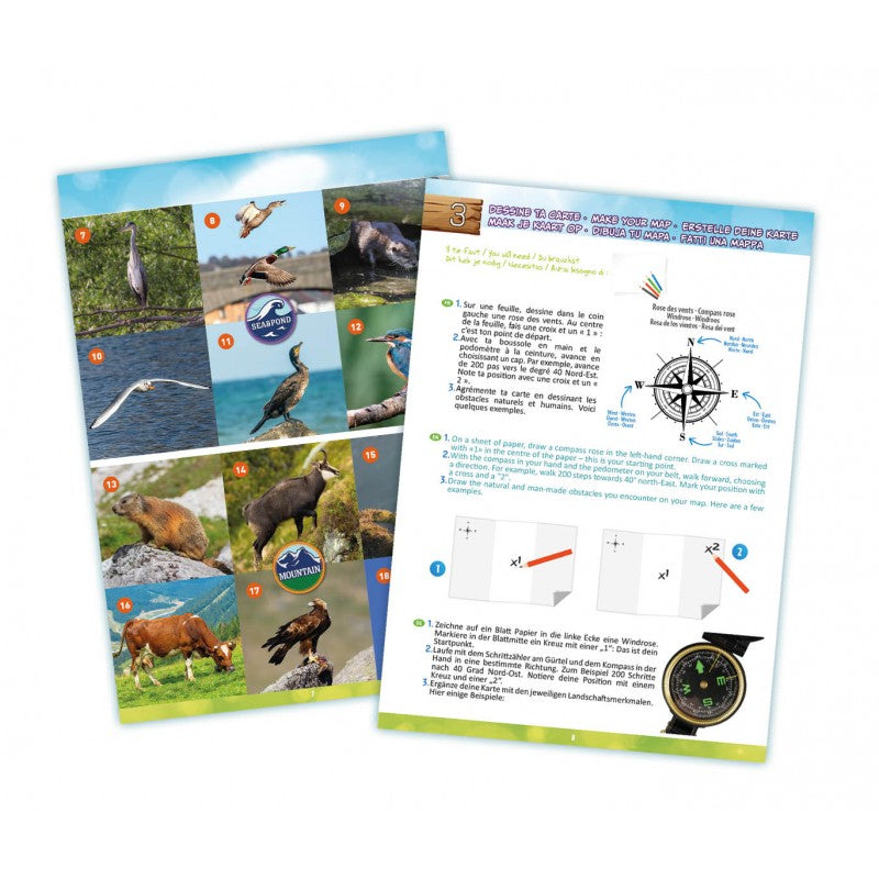 Randonnée Nature : jumelles, boussole, lampe frontale ... Jeux & loisirs créatifs Interplay (swissgame)