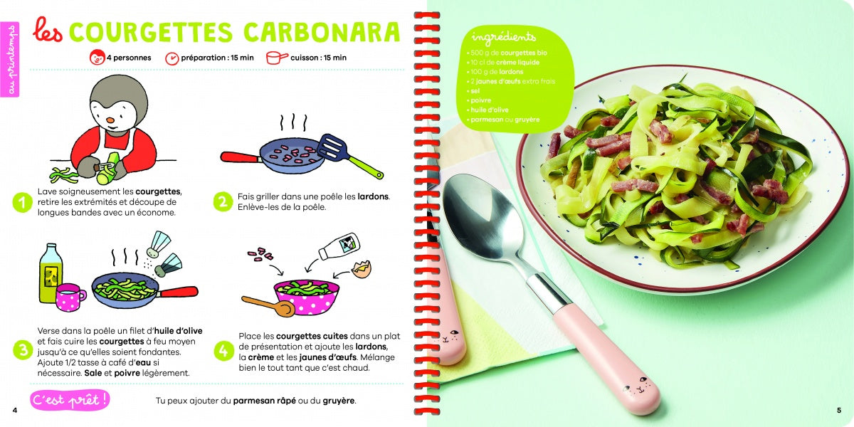 T'CHOUPI : mes recettes fruits et légumes - 23 recettes super simples - Enfant dès 3 ans Livres OLF