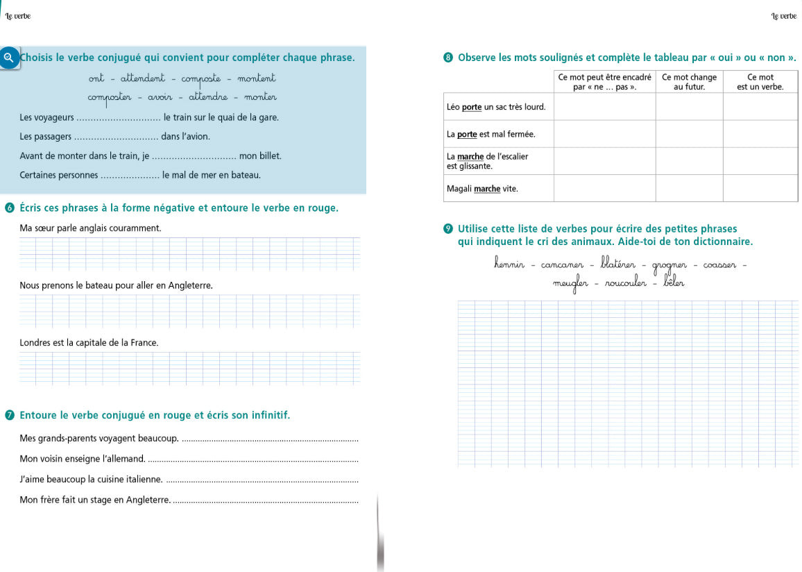 8-9 ans - Réussir en grammaire - 5-6P harmos Appuis scolaires La family shop