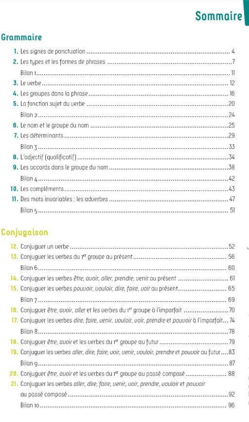 8-9 ans - Réussir en grammaire - 5-6P harmos Appuis scolaires La family shop