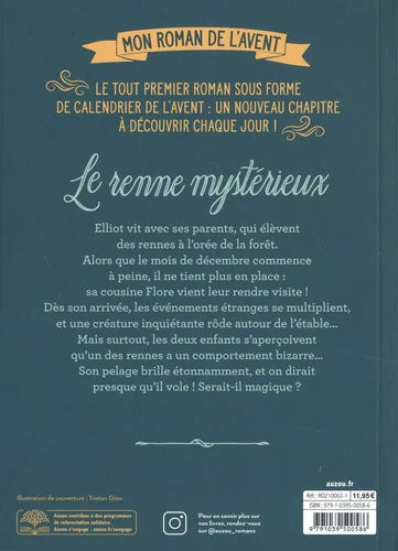 Le renne mystérieux - Mon roman de l'Avent Livres OLF