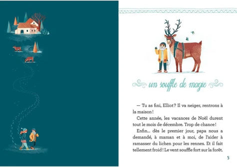Le renne mystérieux - Mon roman de l'Avent Livres OLF