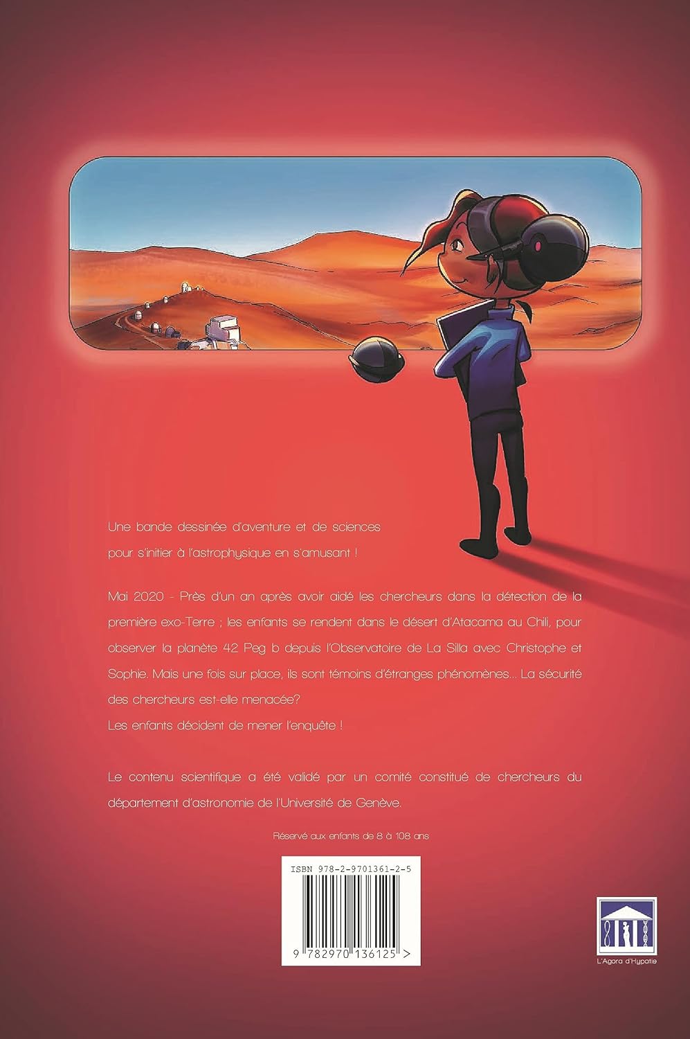 Salomé - Tome 2 : La lumière du désert - BD sciences Livres OLF