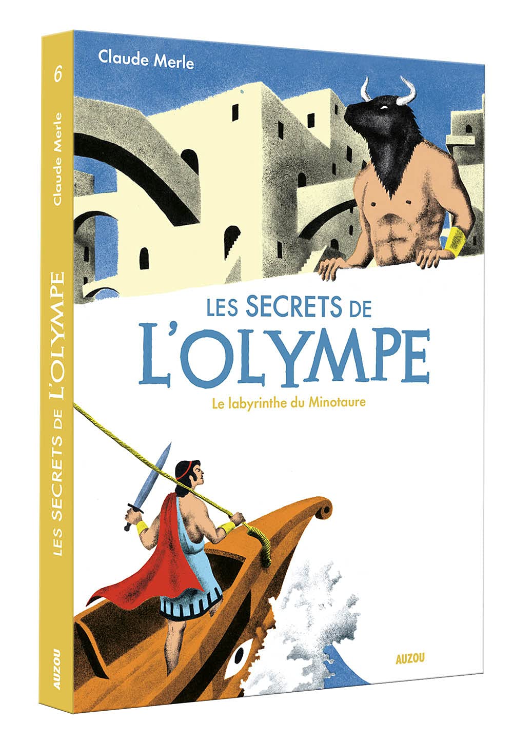 Les secrets de l'Olympe Tome 6 : Le labyrinthe du Minotaure - Grand Format Livres OLF