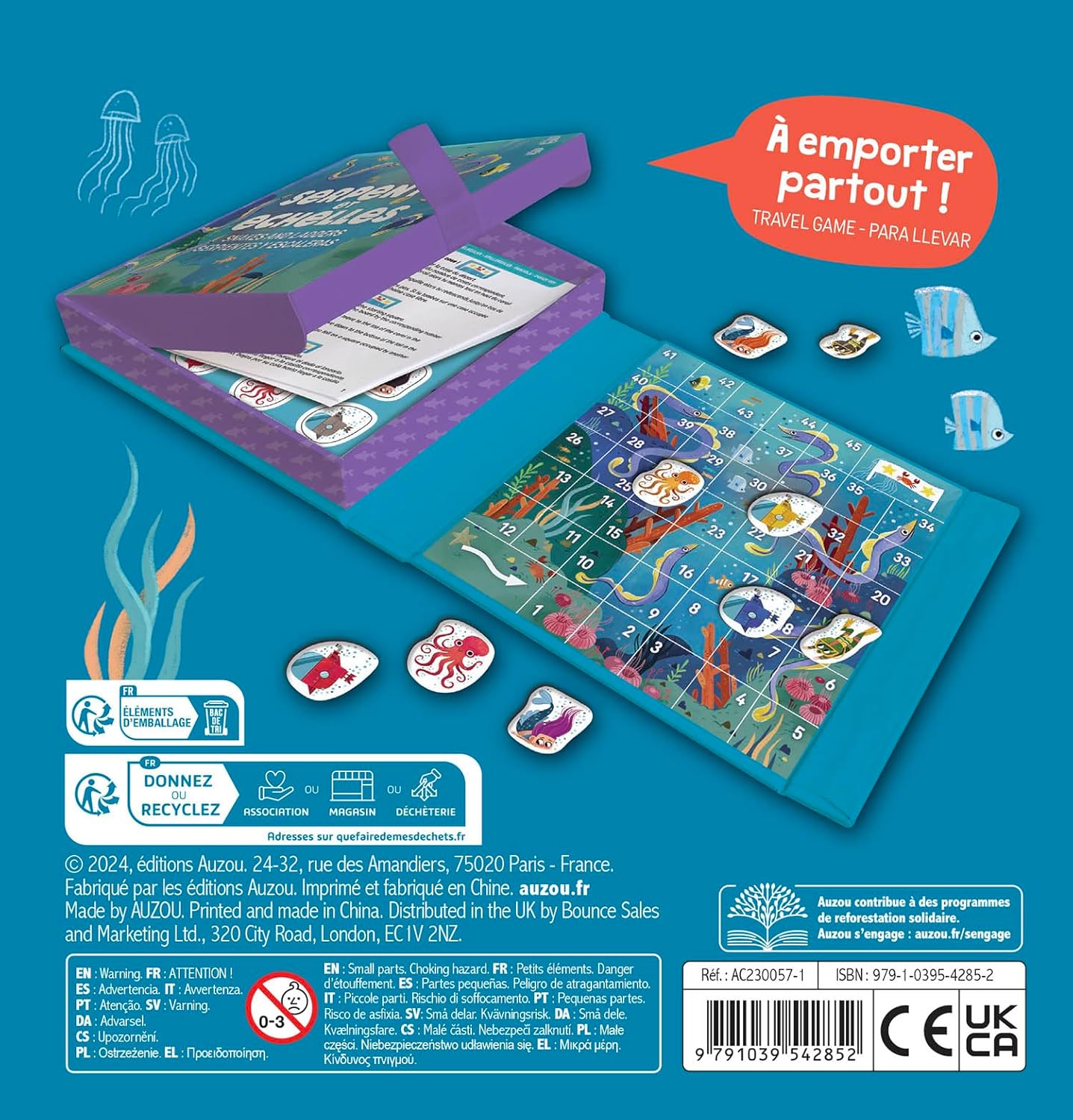 Serpents et échelles - Jeu magnétique Jeux & loisirs créatifs OLF