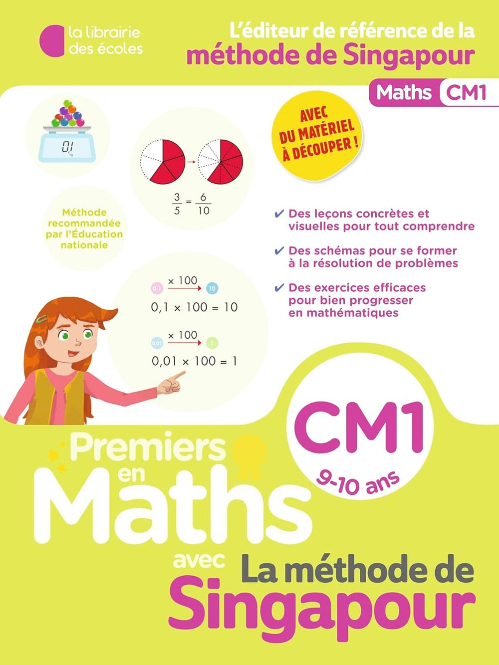 Premier en Maths. Exercices avec méthode de Singapour - 9-10 ans / 6ème harmos
