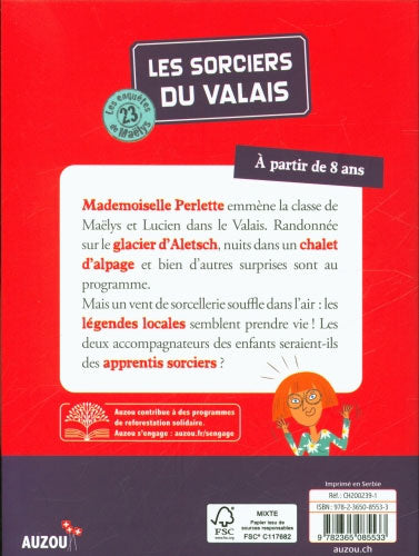Les enquêtes de Maëlys - T23: les sorciers du Valais - Dès 8 ans Livres La family shop