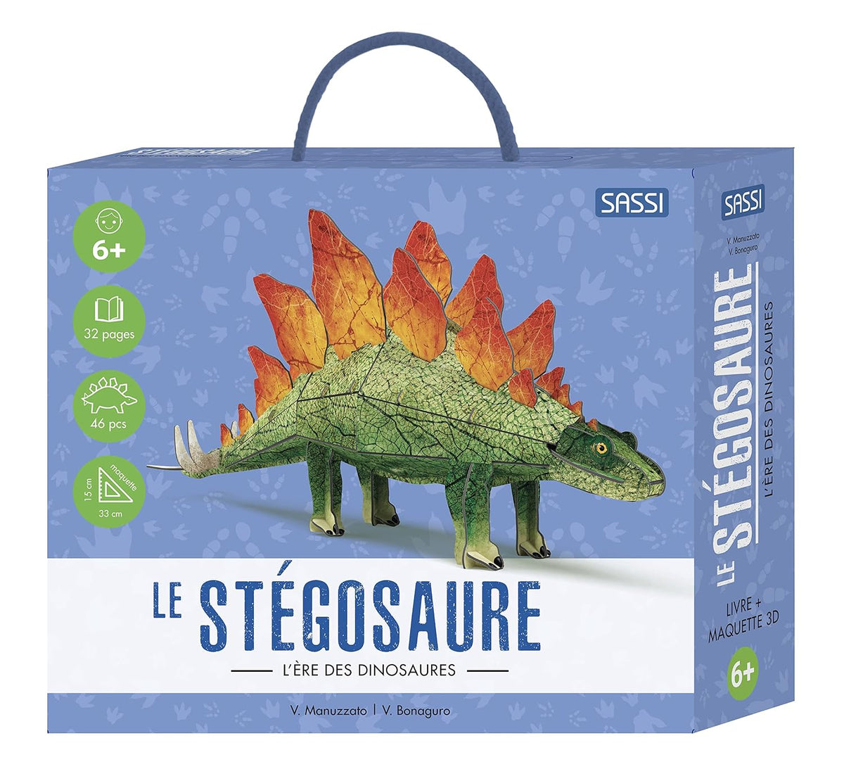 Coffret Le Stégosaure 3D! - L'ère des dinosaures
