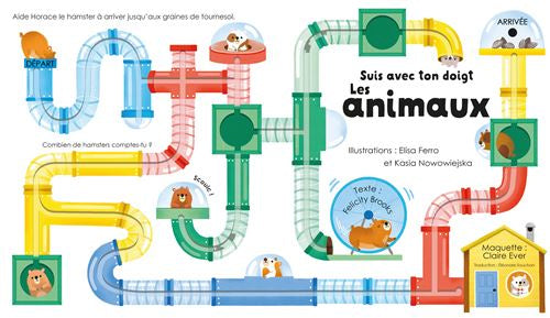 Suis avec ton doigt - les animaux Dyslexie et concentration OLF + 1