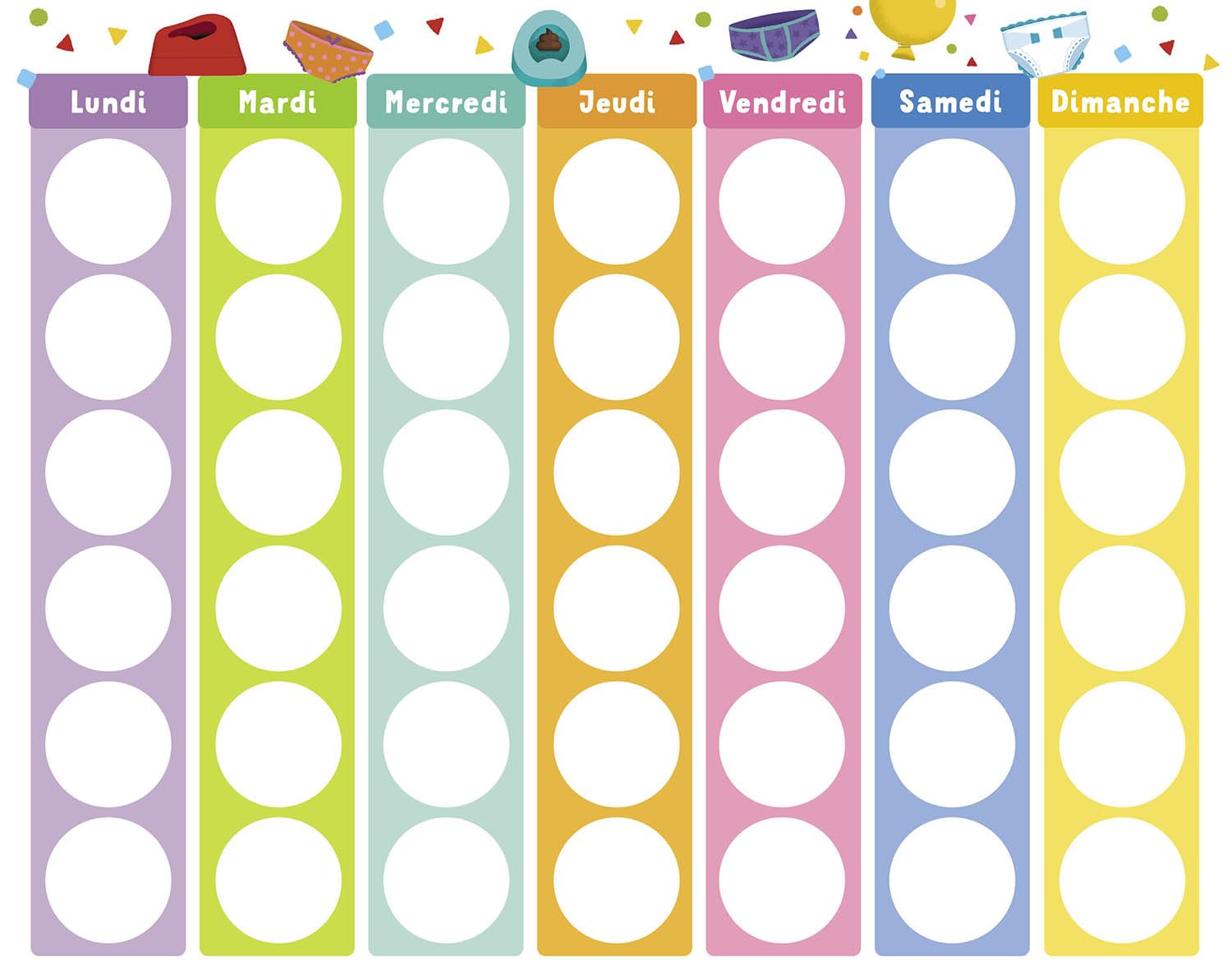 Je vais sur le pot - mon cahier de gommettes Cahiers de jeux OLF