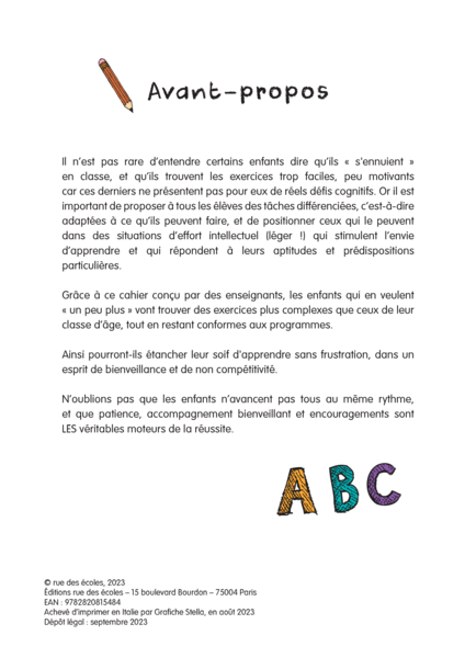 Mon année surdouée - 6 ans - 2-3 ème harmos - Apprendre en s'amusant Cahiers de jeux dilisco - OLF