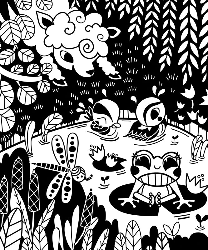 Printemps - 10 Tableaux de velours à colorier dès 3 ans Jeux & loisirs créatifs Auzou - OLF