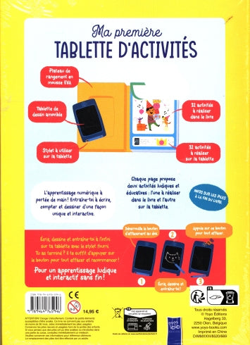 Ma première tablette d'activités - ABC, 123 et bien plus encore ! Appuis scolaires, Cahiers de jeux Dilisco - OLF