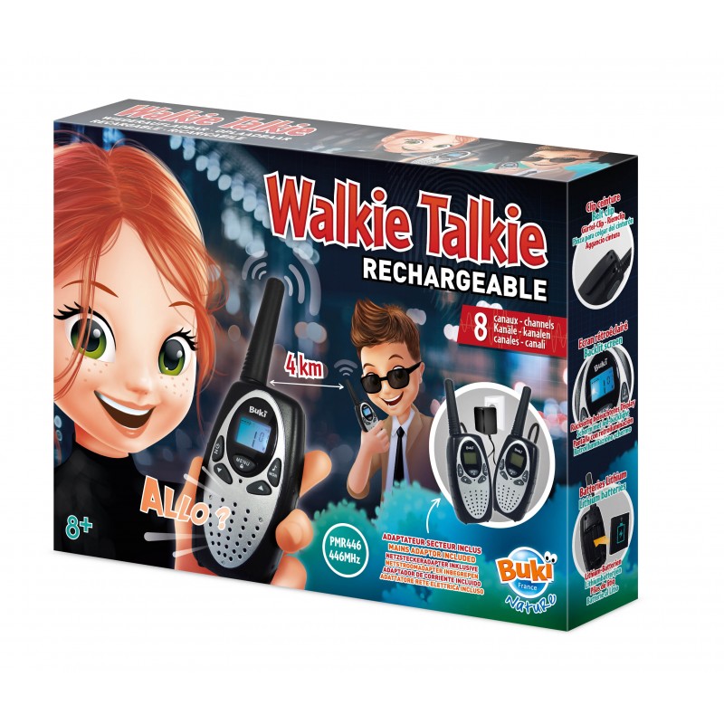 Talkie walkie 4 km - rechargeable Jeux & loisirs créatifs Swissgames